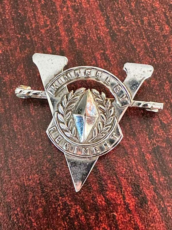 WW2 Kimberley regiment Victory badge.