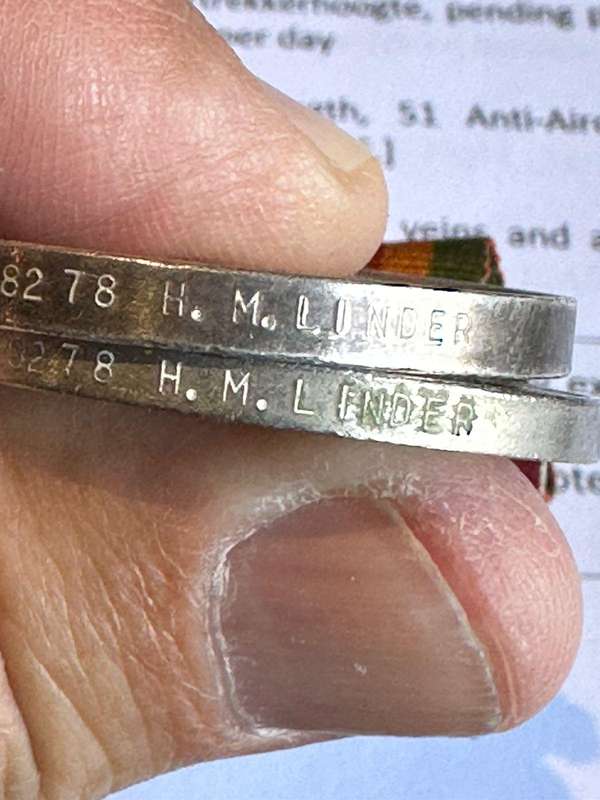 WW2 Group of 2: Linder H.M. WAAF Hazel Mary Linder, Flight Sergeant SAAF. Please note medals to Wome