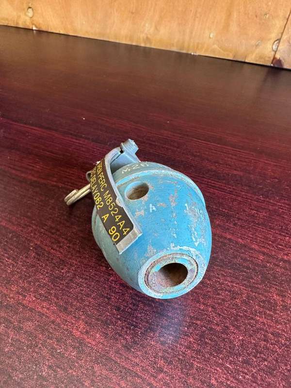 SADF M26 R1M1 Practice grenade in complete condition. Inert.