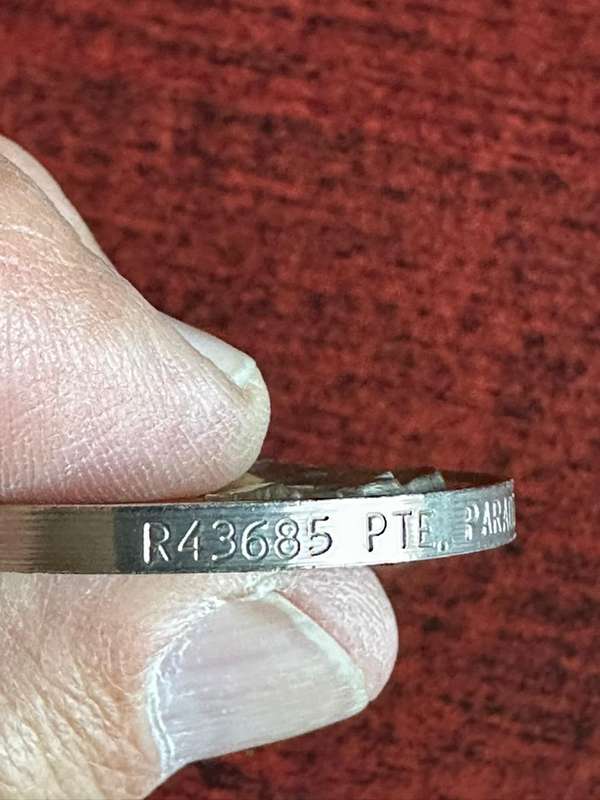Rhodesia GSM awarded to R43685 Pte. Paradzayi.