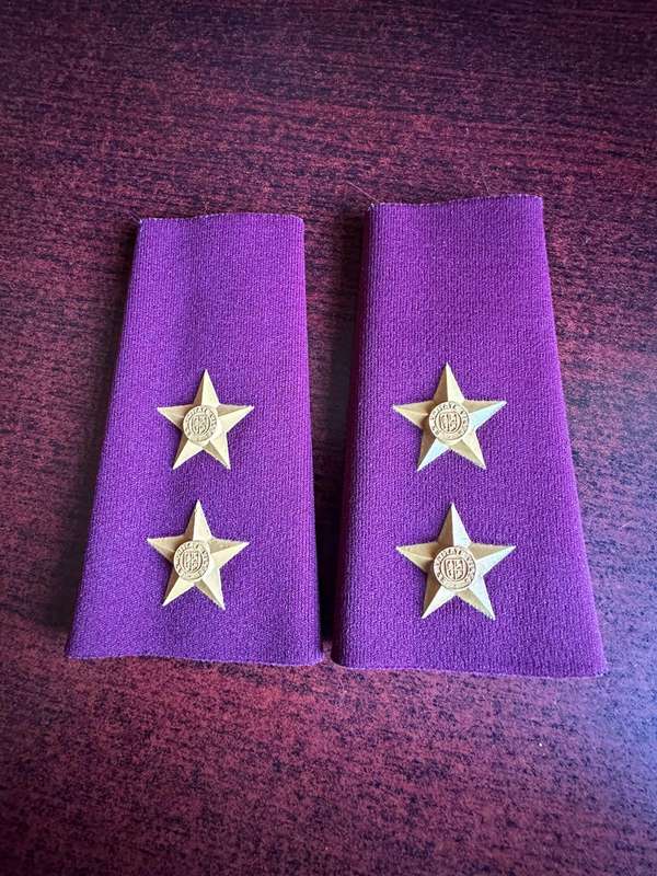 SA medical corps rank pair for Lieutenant. 1980'S- 2002.
