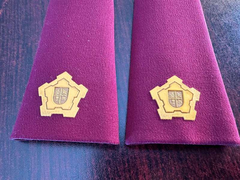 SA medical corps rank pair for major. 1980'S-2002.