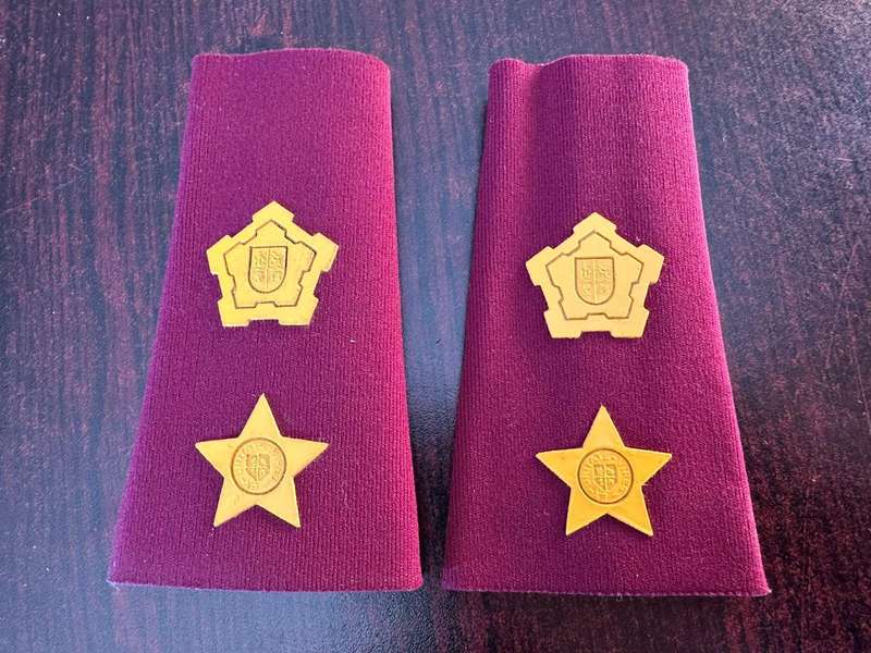 SA Medical corps rank pair for Commandant. 1980'S- 2002