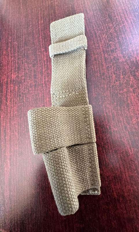 Rhodesian pattern 62 bayonet frog. Stamped.
