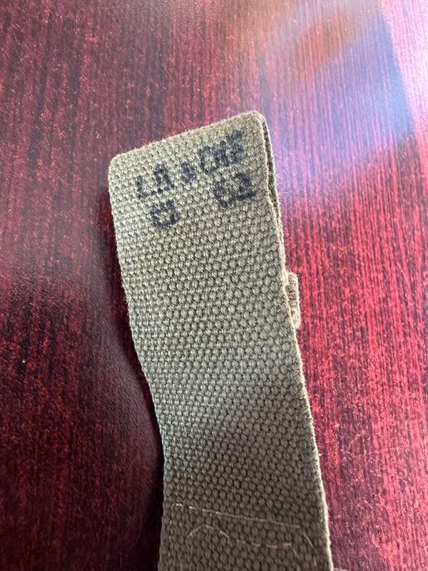 Rhodesian pattern 62 bayonet frog. Stamped.