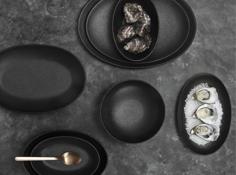 Maxwell & Williams - 30cm caviar oval platter - set of 4