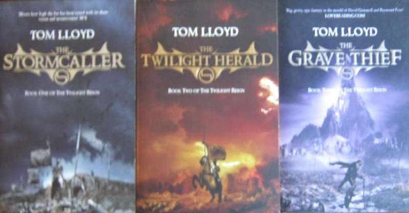 3 Tom Lloyd The Twilight Reign Books The Stormcaller | The Twilight Herald | The Grave Thief