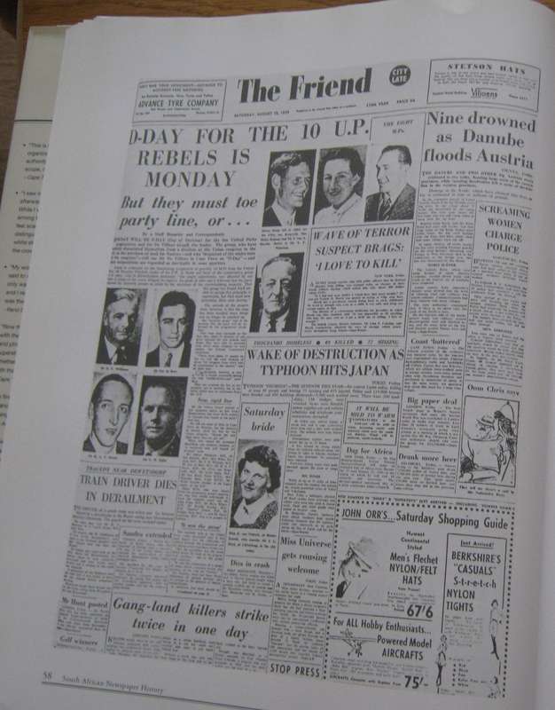 A Newspaper History of South Africa