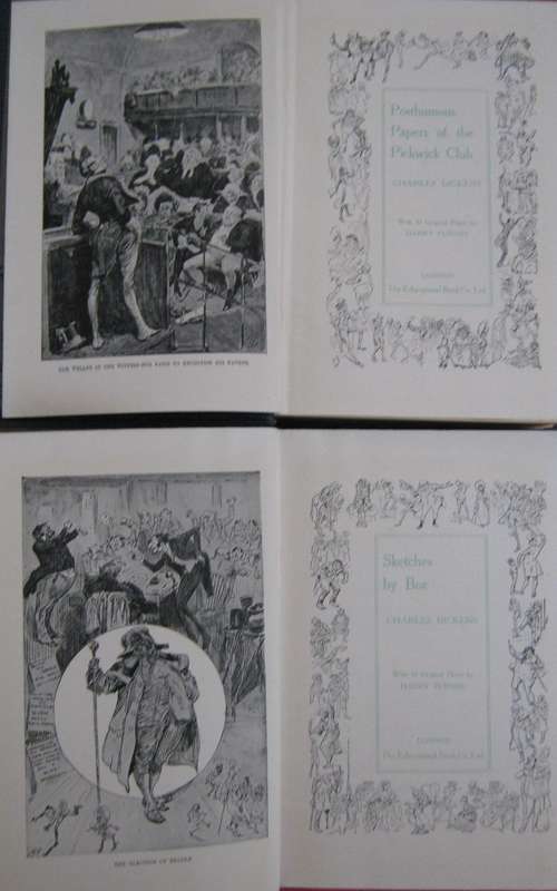 Charles Dickens Library  Complete Set of 18 Volumes.