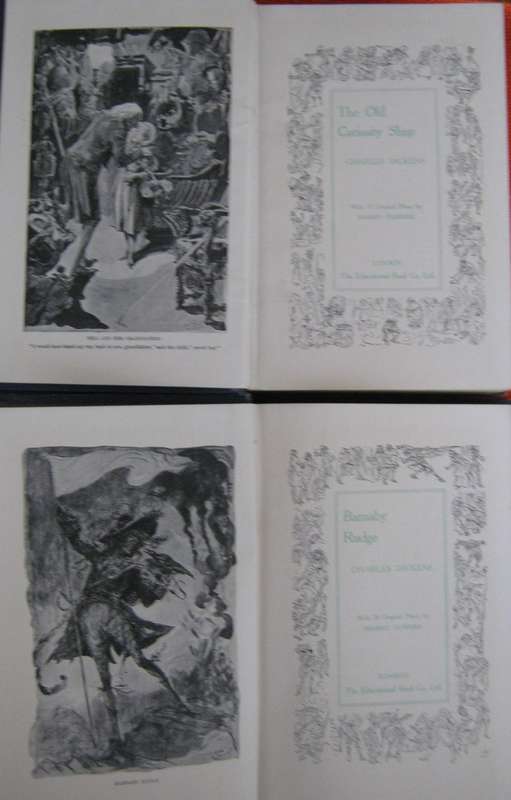 Charles Dickens Library  Complete Set of 18 Volumes.