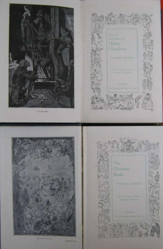 Charles Dickens Library  Complete Set of 18 Volumes.