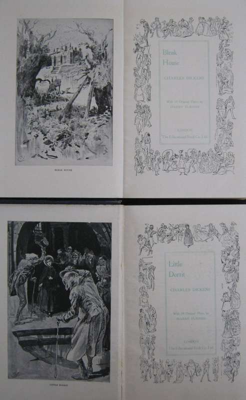 Charles Dickens Library  Complete Set of 18 Volumes.