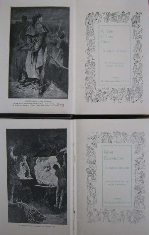 Charles Dickens Library  Complete Set of 18 Volumes.