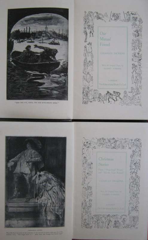 Charles Dickens Library  Complete Set of 18 Volumes.