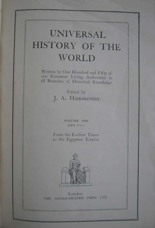 Universal History of the World - 5 Volumes  Fully Illustrated