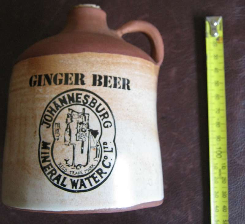 Johannesburg Mineral Water Replica Ginger Beer Bottle