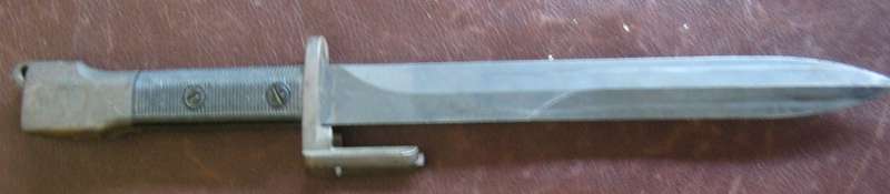 SAP FN | FAL Bayonet with Steel Scabbard & Leather Frog