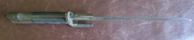 SAP FN | FAL Bayonet with Steel Scabbard & Leather Frog