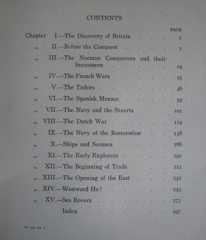 The Sea Its History & Romance - 4 Volumes Frank C Bowen