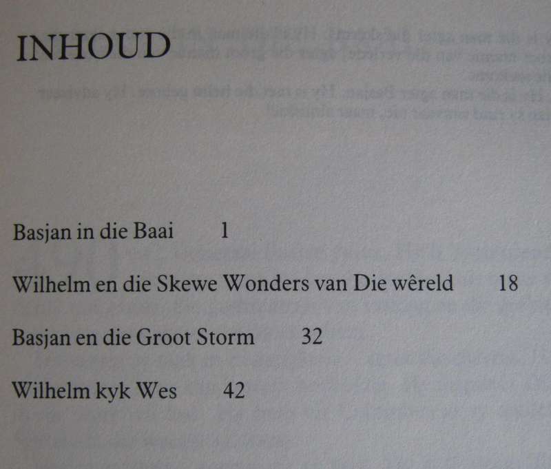 Basjan & Wilhelm Die Skewe Wonders en ander Verhale Jan Geldenhuys