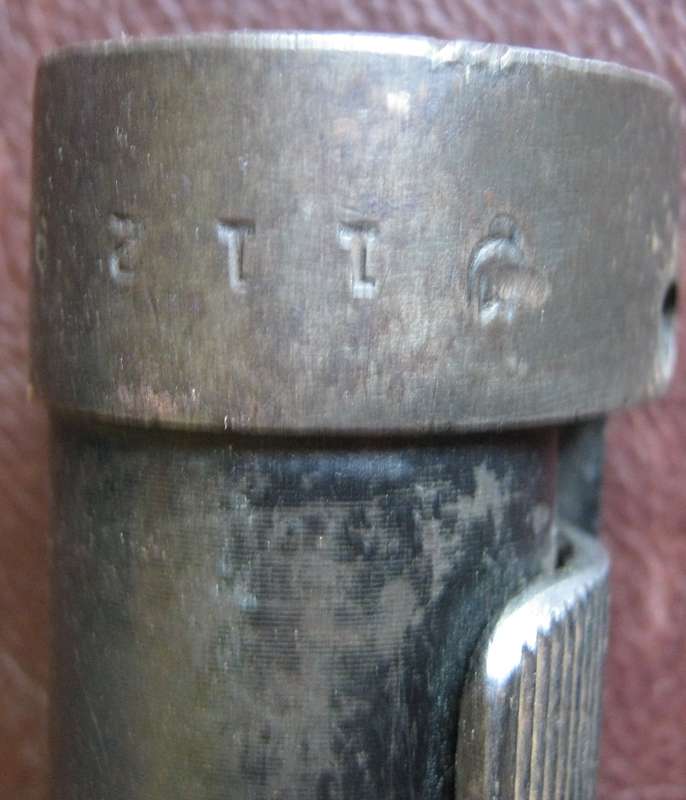 FN | FAL Bayonet with Steel Scabbard & Leather Frog