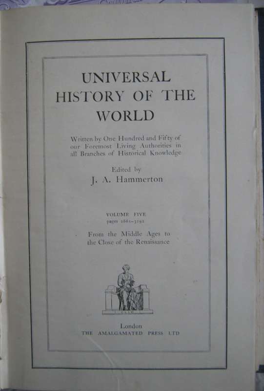 Universal History of the World - 5 Volumes  Fully Illustrated