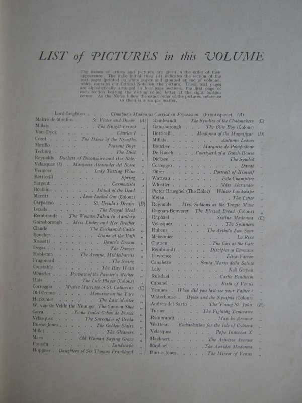 The Worlds Famous Pictures Old and Modern Masters. Volumes 1 & 2  Fully Illustrated