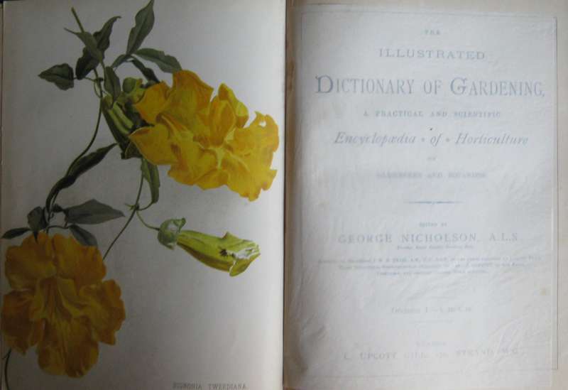The Illustrated Dictionary of Gardening An Encyclopaedia of Horticulture: 10 Volumes