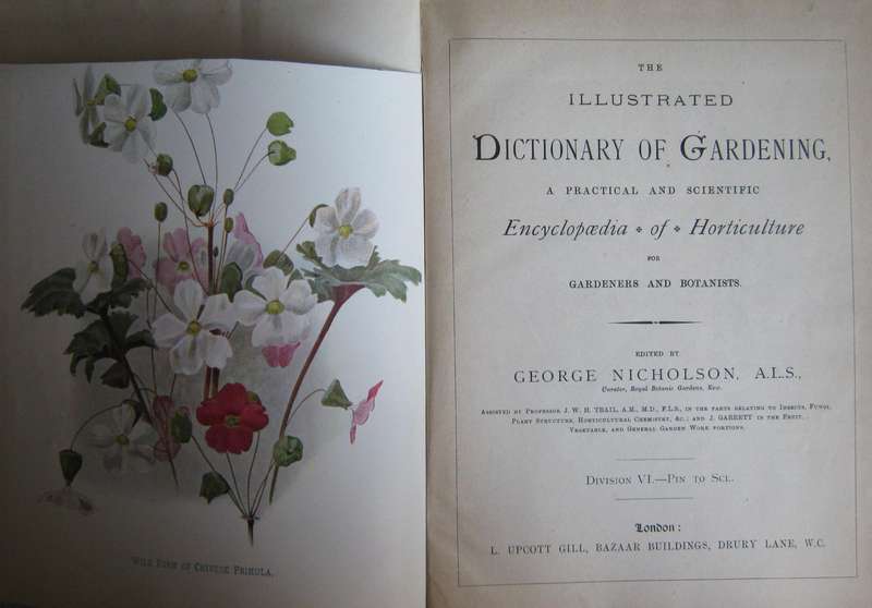 The Illustrated Dictionary of Gardening An Encyclopaedia of Horticulture: 10 Volumes