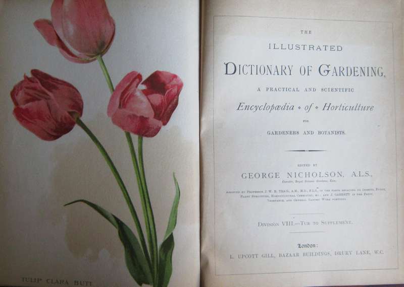 The Illustrated Dictionary of Gardening An Encyclopaedia of Horticulture: 10 Volumes
