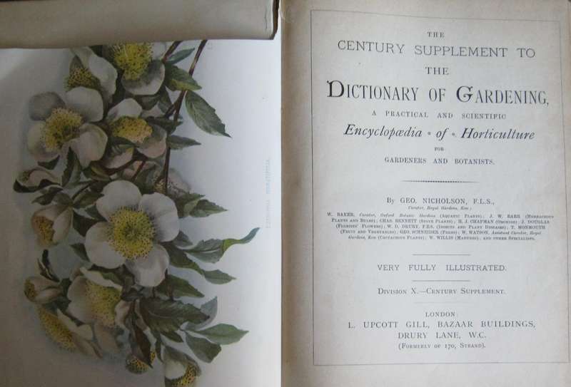 The Illustrated Dictionary of Gardening An Encyclopaedia of Horticulture: 10 Volumes