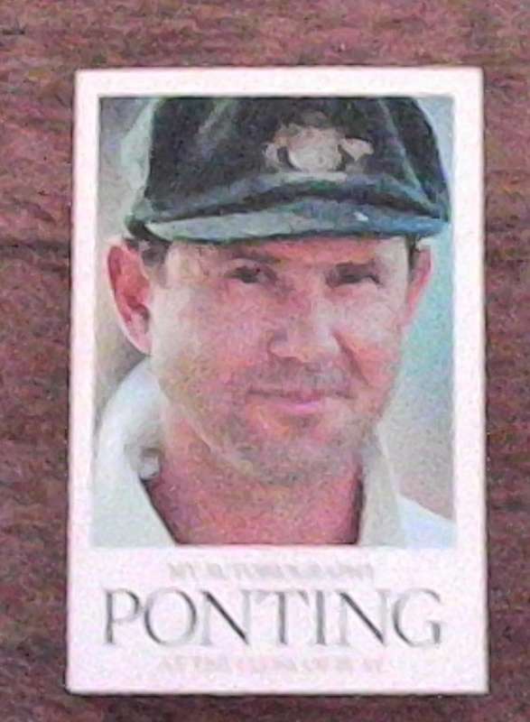 My Autobiography Ponting at the close of play