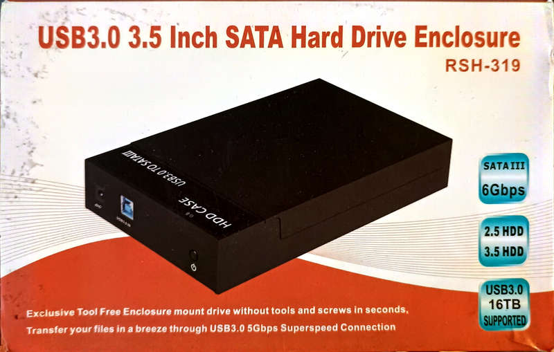 3.5 inch SATA Hard Drive Enclosure