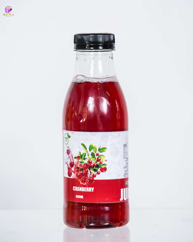DREAM JUICE 100% CRANBERRY  FRUIT JUICE 500ml x 24