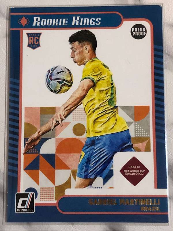 Gabriel Martinelli ROOKIE kings Donruss 2021 Soccer trading card