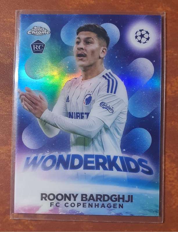 Roony Bardghji ROOKIE wonderkids Topps chrome 2023