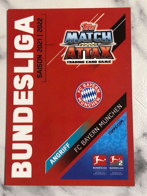 Jamal Musiala Topps Bundesliga Match Attax Rare COMIC variation Soccer trading card