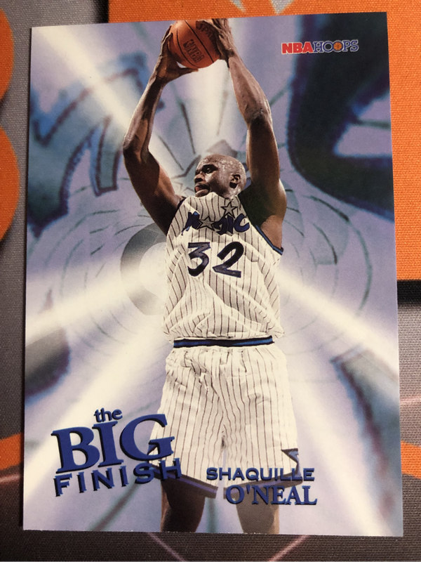 Shaquille Oneal NBA Skybox 1996 basketball trading card