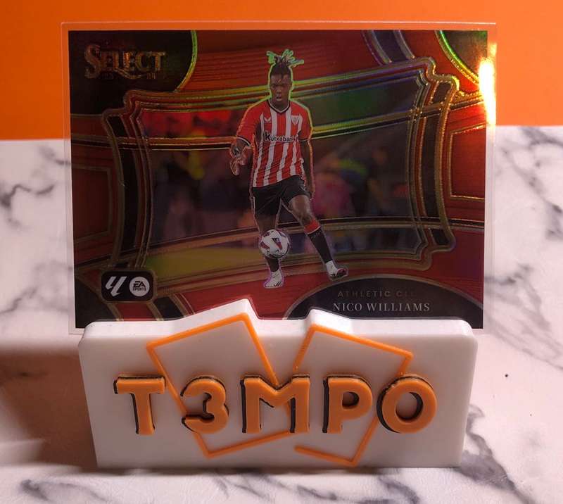 Nico Williams RARE RED Colour match SELECT Field Level 2023-2024 soccer trading card