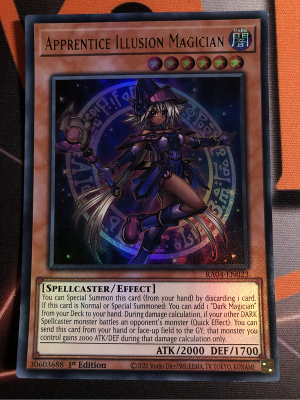 Apprentice Illusion Magician SECRET RARE RA04-EN023 Yugioh trading card