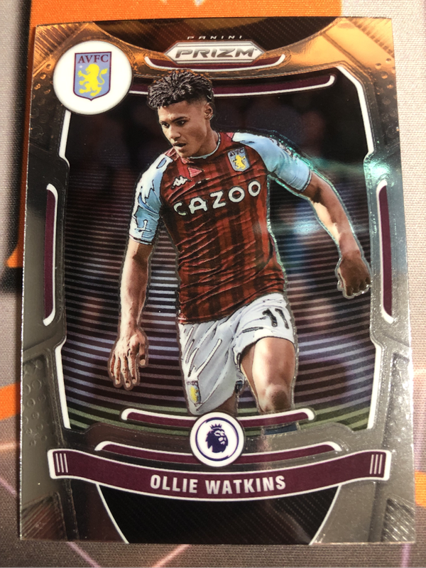 Ollie Watkins Prizm 2022 Soccer trading card