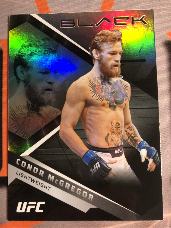 Conor Mcgregor BLACK Refractor 2022 UFC trading card 