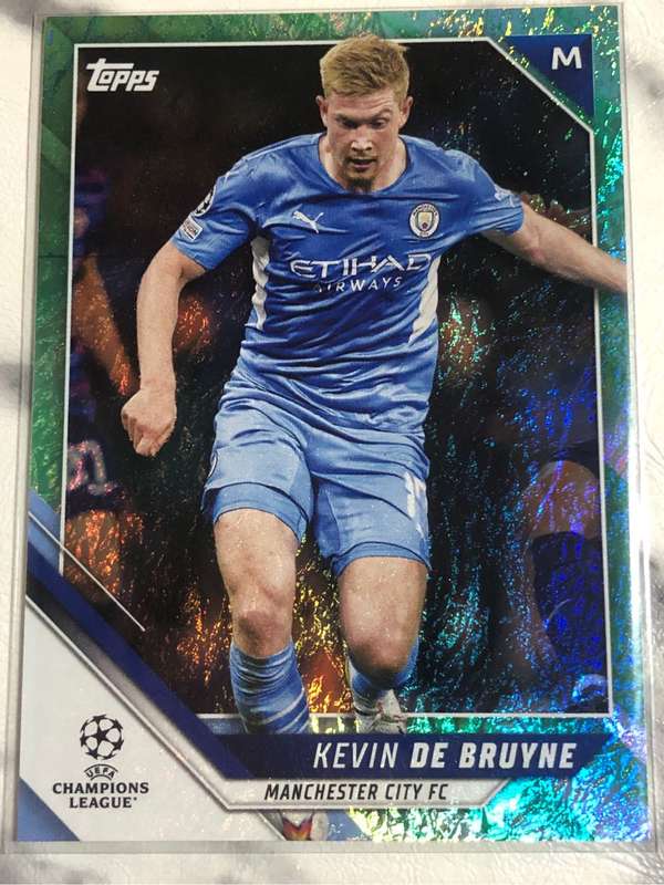 Kevin De Bruyne Topps Jade Edition 2022 Soccer trading card