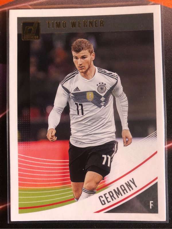 Timo Werner RARE 2018 Donruss Soccer trading card