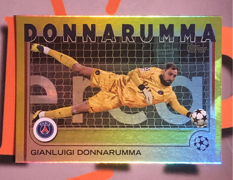 Donnarumma NUMBERED out of 175 Colour match Topps 2025 soccer trading card