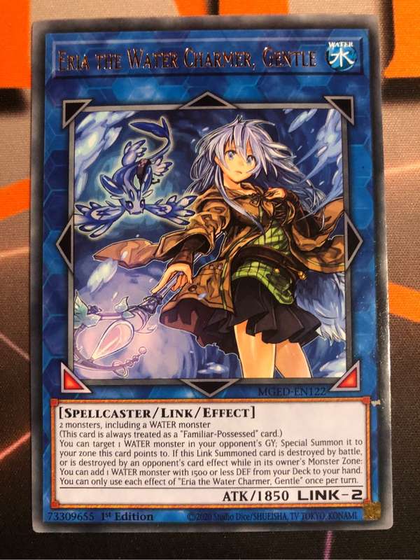 Eria the water charmer, Gentle YuGiOh trading card