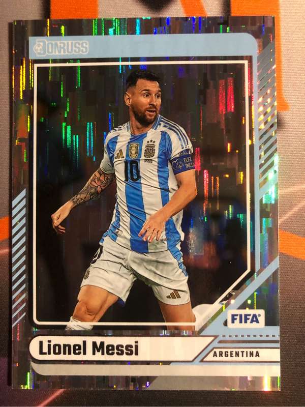 Lionel Messi Rare CUBIC Parralel Donruss NEW Premium 2024-2025 Soccer trading card