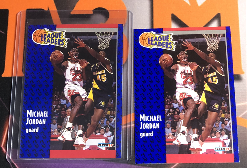 Michael Jordan FLEER 1991 NBA VINTAGE basketball trading card