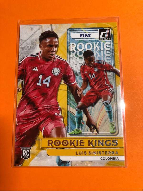 Luis Sinisterra ROOKIE Donruss 2022 Soccer trading card
