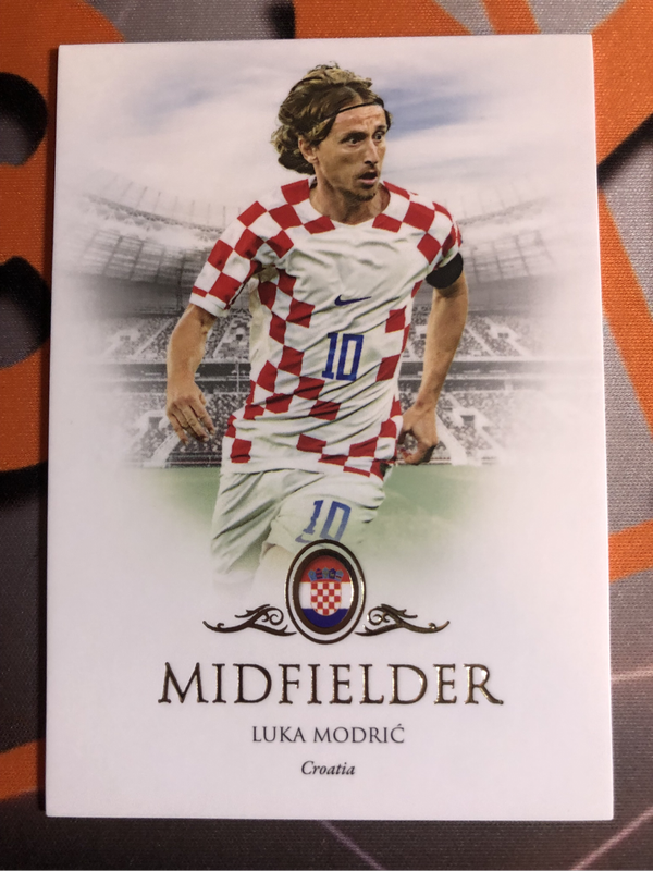 Luka Modric 2023 FUTERA High End Soccer trading card